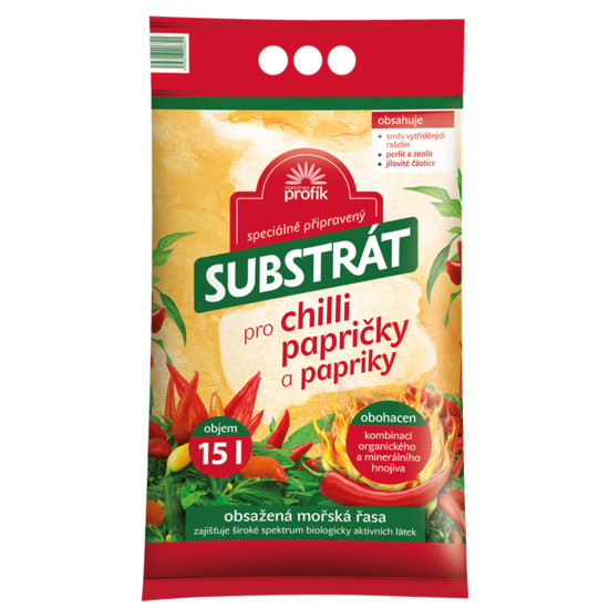 Substrát Chilli papričky a papriky 15l - Forestina Profík