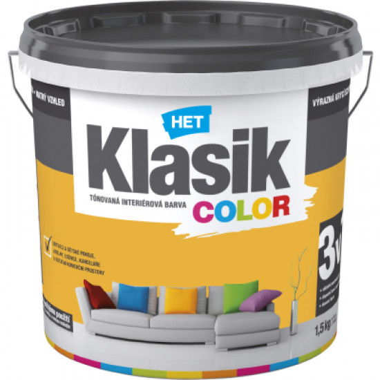 Het klasik color 0628 žlutý 1,5kg 