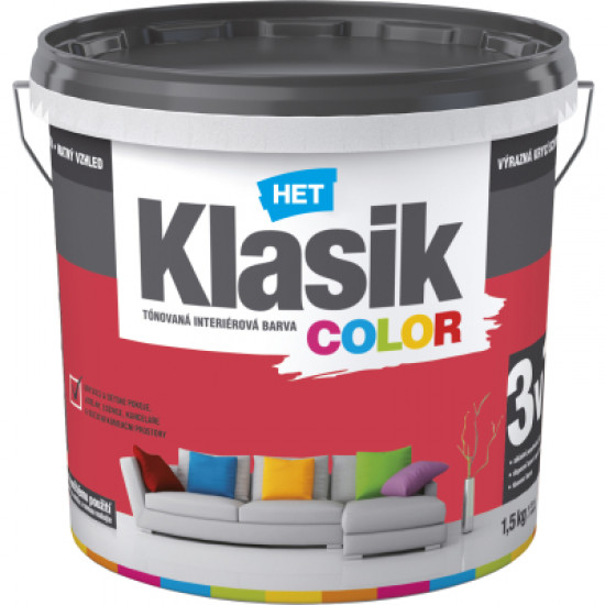 Het klasik color 0847 červený 1,5kg 