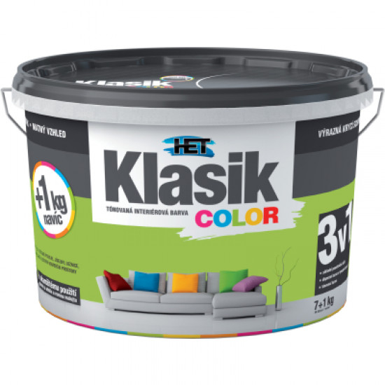 Het klasik color 0597 sv.zelený 7+1kg 