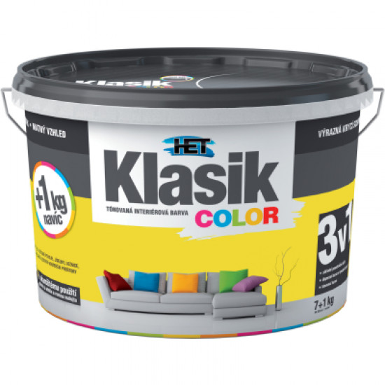 Het klasik color 0618 žlutý sytý 7+1kg 