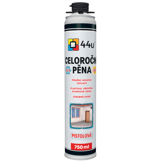 44u-pěna celoroční pistolová 750ml