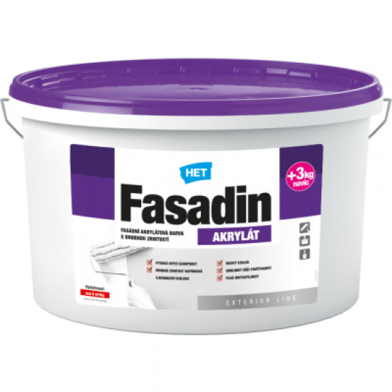 Het Fasadin akrylát. 15+3kg