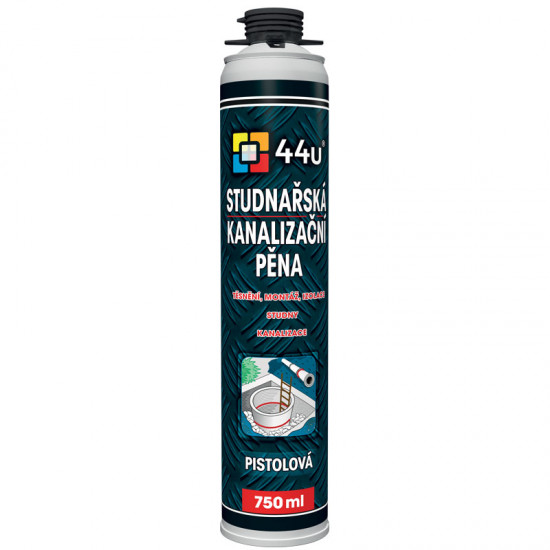 44u-pěna studnařská/kanalizační pistolová 750ml 