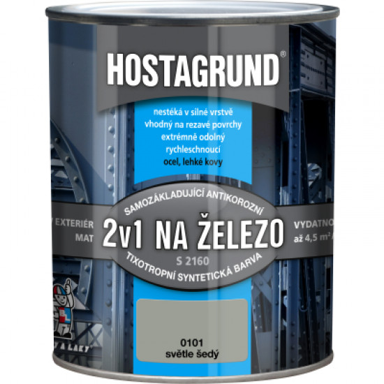 Hostagrund S2160/0101 šedý světle 0,6l 