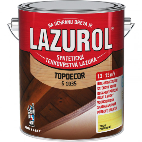 Lazurol TOPDEKOR S1035/T00 přírodní 2,5l 