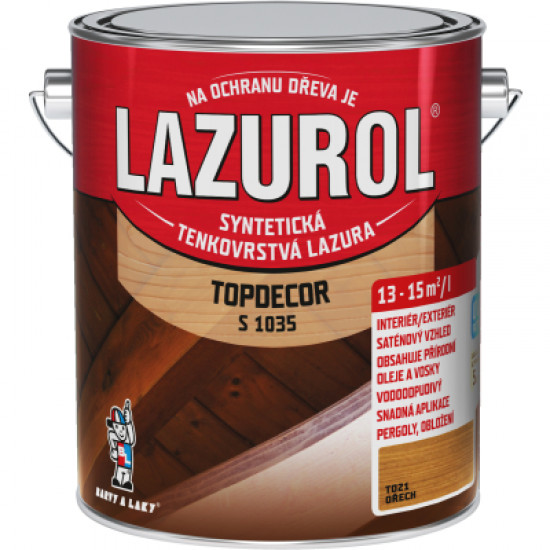 Lazurol TOPDEKOR S1035/T21 ořech 2,5l