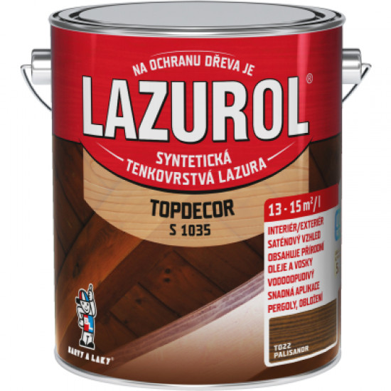 Lazurol TOPDEKOR S1035/T22 palisandr 2,5l