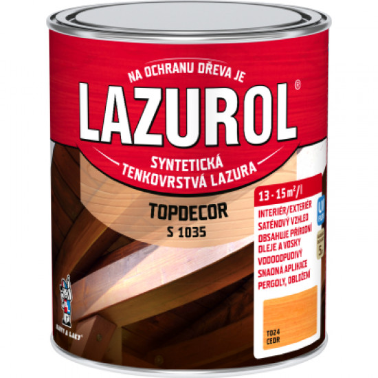 Lazurol TOPDEKOR S1035/T24 cedr 0,75l