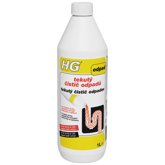 HG tekutý čistič odpadů 1000ml